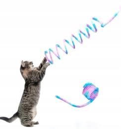Zabawka Interaktywna Dla Kota Sprężynka Zwijana