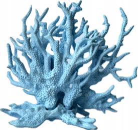 Rafa Koralowa Akwarium Terarium Sztuczna Ozdoba Dekoracja Niebieska 18CM