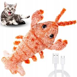 Zabawka dla kota Interaktywny Skaczący homar Elektryczna Ruchoma Skacząca
