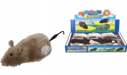 Myszka Nakręcana 15 CM Zabawa Dla Kotka Kota