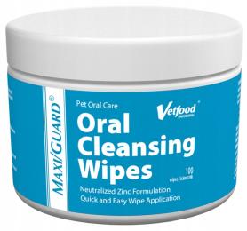 Maxi/guard Oral Cleansing Wipes 100 sztuk pies kot