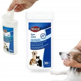 Chusteczki Z Płynem Do Mycia Pielęgnacji Oczu Psa Kota Trixie 30SZT