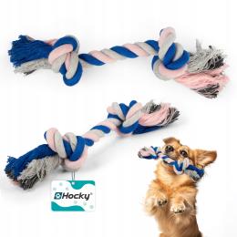 Hocky zabawka dla psa sznur, szarpak, gryzak bawełniany 17,5cm