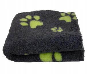 Legowisko antypoślizgowe Dry Bed 28mm grafit limonka łapki Buba AB03 75x50