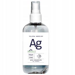 Petsanus Ag Srebro Koloidalne 100% Naturalne 250ml Na Rany Otarcia Psa