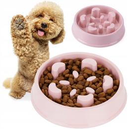 Miska Spowalniająca Jedzenie Dla Psa Kota Duża Interaktywna Labirynt