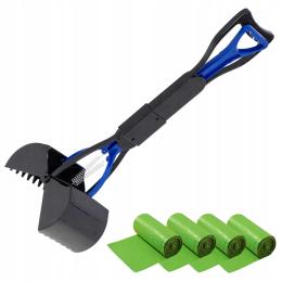 Łopatka do zbierania kup dla psa woreczki 80 szt