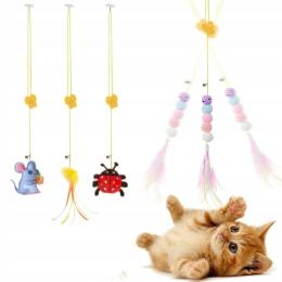 Zabawka Dla Kota Wisząca Interaktywna Wędka