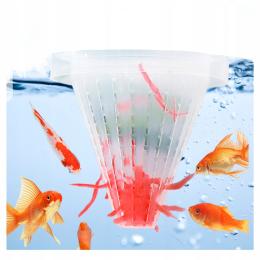 Karmidło Stożkowe Dla Ryb Do Akwarium Z Przyssawką Karmienie Pokarm 7cm