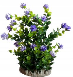 roślina sztuczna do akwarium kępkowa dekoracja ozdoba akwariowa 19cm A17