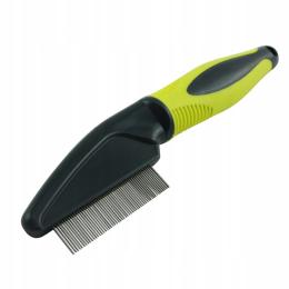 Grzebień gęsty do czesania wąsów pyszczka dla psa kotka wyczesywania pcheł