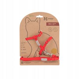 Amiplay Samba Szelki i smycz dla kota rozmiar M czerwone