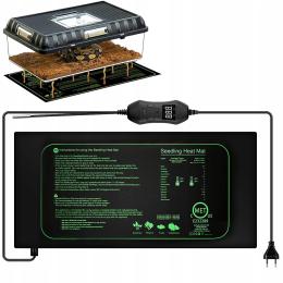 Mata Grzewcza Grzejna Z Termostatem Do Terrarium Roślin Sadzonek 50W