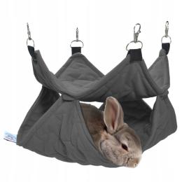 Duży Hamak 3w1 plaster miodu XXL dla świnek i królików miniaturowych