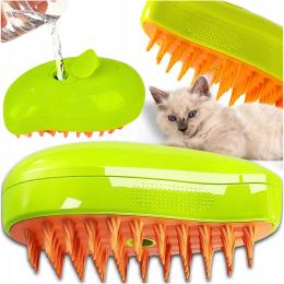 Szczotka Parowa Dla Kota Zwierząt Elektryczna Do Pielęgnacji Sierści