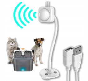 Czujnik Ruchu Do Fontanny Poidełka Dla Kota Zwierząt Usb Przyssawka