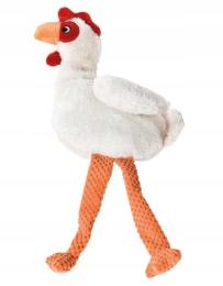 Record Zabawka pluszowa szeleszcząca biała kura 50x23x17 cm
