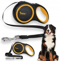 Smycz Automatyczna Dla Psa 8M/50KG Taśma Z Blokadą 50KG Mocna Zwijana