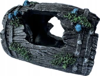 Ozdoba Do Akwarium Sztuczna Dekoracja Beczka Schronienie Dla Ryb