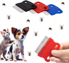 Gęsty grzebień do wyczesywania pcheł wszy kleszczy Skuteczny