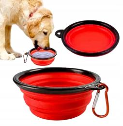 Miska Dla Psa Składana Silikonowa 300ml Składana