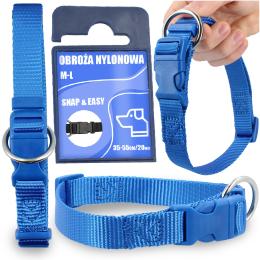 Obroża dla Psa 30-45cm Regulowana Spacerowa Odporna Wytrzymała Solidna M-L