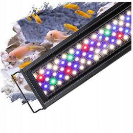 Lampa Akwariowa Lampka Oświetlenie Do Akwarium Belka Led Rgbwp 40CM 12 Watt