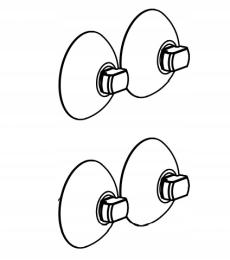 Aquael Przyssawki Fi 24 4szt Do Filtra
