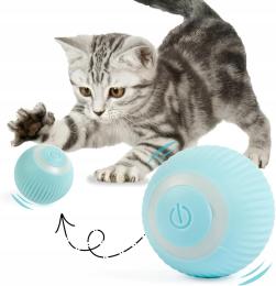 Interaktywna Uciekająca Piłka dla Kota i Psa – Zabawka Led usb (U021)