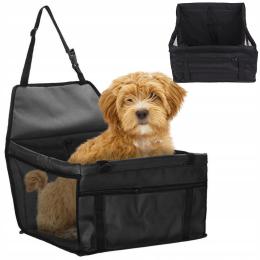 Transporter samochodowy dla psa fotel fotelik dla psa na siedzenie czarny