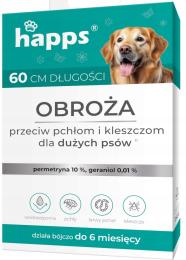 Happs obroża przeciw pchłom i kleszczom duże psy