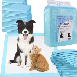 Podkłady Higieniczne Chłonne Duża Mata Dla Psa Kota Do Sikania 90x60 20szt
