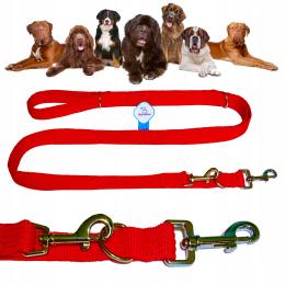 Smycz dla Dużego Psa Regulowana Przepinana 5m 4 Przepięcia Tkana Mocna XXL