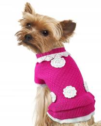 Ubranko Dla Psa Sukienka Intensywny Róż Rozmiar M