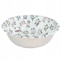 Barry King Cat Head Miska dla kota ze stali nierdzewnej Emaliowana 350ml