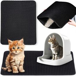 Mata Wycieraczka Pod Kuwetę Dwuwarstwowa Podkładka Dla Kota Zbierająca Żwir