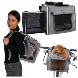 Transporter na rower plecak torba fotelik do auta dla psa kota duży mocny