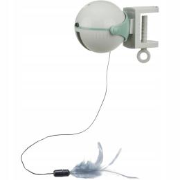 Trixie Samo poruszająca się zabawka dla kota z prawdziwymi piórkami i rybką