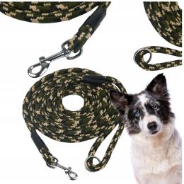 Mocna Smycz Dla Psa Lina Treningowa 15M 12MM Gruba Dla Średniego Dużego Psa
