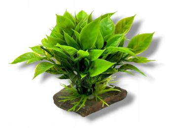 Roślina sztuczna na kamieniu StonePlant Typ 24 do terrarium, akwarium