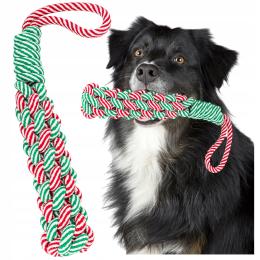 Mocny Szarpak Gryzak Sznur Duża Zabawka Psa 45 cm Z Supłami XXXL