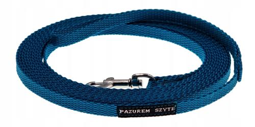 Pazurem Szyte smycz linka treningowa 10mm 1cm 15m turkusowa małego psa pp