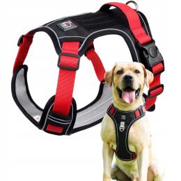 Szelki Bezuciskowe Guard dla psa Boston M Red