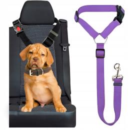 Smycz Do Auta Dla Psa Pas Bezpieczeństwa Samochodu Mocna Zagłówek
