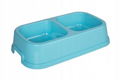 Miska podwójna dla kota/psa różne 1,2l. Kod 110