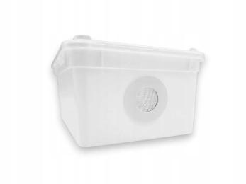 Pojemnik BraPlast 1,3L Biały Wentylacja 19x12x7,5