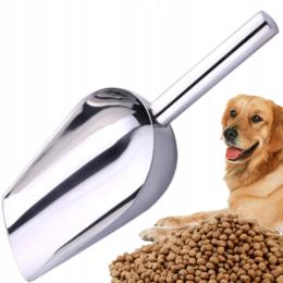 Metalowa Szufelka Do Karmy Łopatka Miarka Paszy