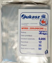 Worki zoologiczne akwarystyczne 12x35 50 szt.