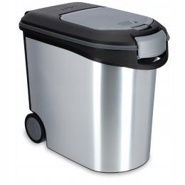 Curver Pojemnik Na Karmę Dla Zwierząt 12kg Srebrny