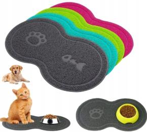 Podkładka pod miski dla psa i kota mata antypoślizgowa 46cm 2165